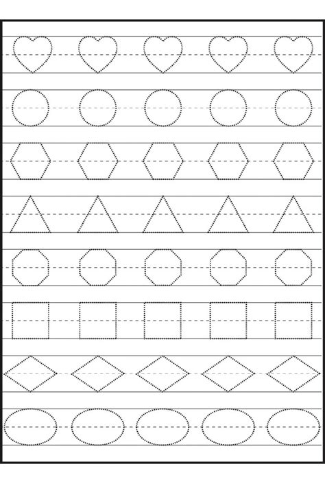Free Tracing Worksheets For Preschool & Kindergarten .